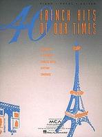 40 French Hits of Our Times Vocal Solo & Collections sheet music cover